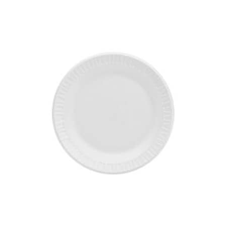 Dart Dart 6PWCR CPC 6 in. Plate Foam Unlaminated Plastic Dinnerware; White - Case of 1000 6PWCR  CPC